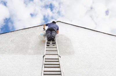 Peinture extérieure à Fontaines-les-Sèches — façades et ravalement